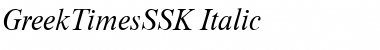 GreekTimesSSK Font