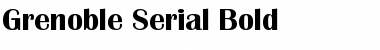 Grenoble-Serial Font