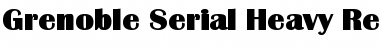 Grenoble-Serial-Heavy Font
