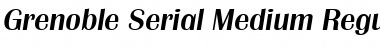 Grenoble-Serial-Medium RegularItalic