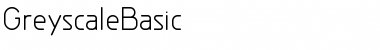 GreyscaleBasic Regular Font