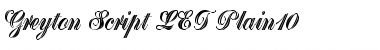 Greyton Script LET Font