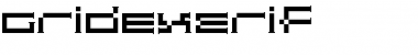 GridExerif Font