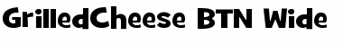 GrilledCheese BTN Wide Regular Font
