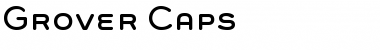 Grover Caps Regular