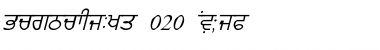 GurmukhiLys 020 Font