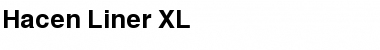 Hacen Liner XL Font
