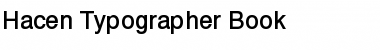 Hacen Typographer Book Regular Font
