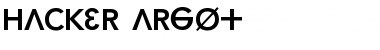 Hacker Argot Regular Font