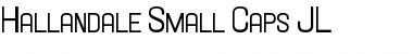 Hallandale Small Caps JL Regular Font