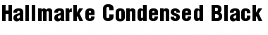 Hallmarke Condensed Black Regular Font