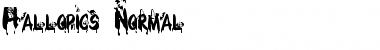 Hallopics Normal Font