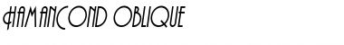 HamanCond Oblique Font