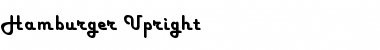 Hamburger Upright Regular Font