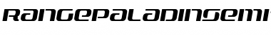 Range Paladin Semi-Italic Font