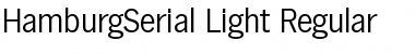 HamburgSerial-Light Regular Font