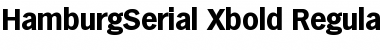 HamburgSerial-Xbold Regular Font