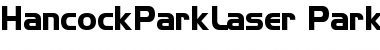 Download HancockParkLaser Font