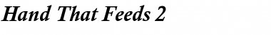 Download Hand That Feeds 2 Font