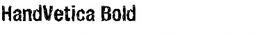 HandVetica Bold Font