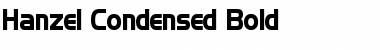 Hanzel Condensed Bold Font