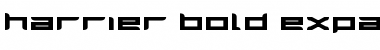 Harrier Bold Expanded Font