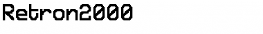 Retron2000 Regular Font