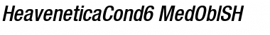 HeaveneticaCond6 MedOblSH Font