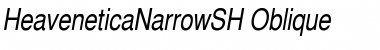 Download HeaveneticaNarrowSH Font