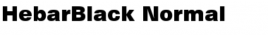 HebarBlack Font