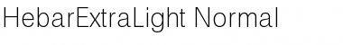 HebarExtraLight Normal Font