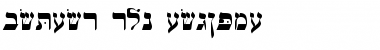 Hebrew-WSI Regular Font