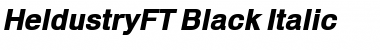 HeldustryFT Black Font
