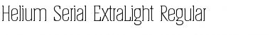 Download Helium-Serial-ExtraLight Font