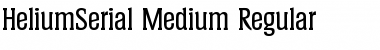 Download HeliumSerial-Medium Font