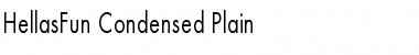 HellasFun Condensed Plain Font