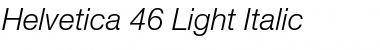 Helvetica 45 Light Font