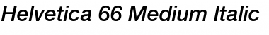 Helvetica 65 Medium Italic
