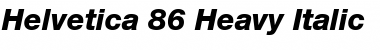 Helvetica 65 Medium Bold Italic