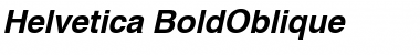 Helvetica BoldOblique