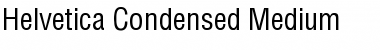 Helvetica Condensed Regular