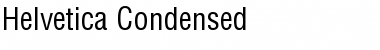 Helvetica Condensed Font