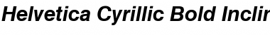 HelveticaCyr Upright Bold Italic
