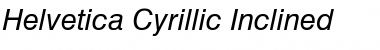 HelveticaCyr Upright Italic Font