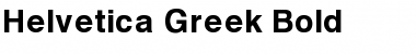 HelveticaGreek Upright Bold