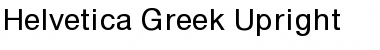 HelveticaGreek Upright Regular