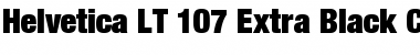HelveticaNeue LT 107 XBlkCn Regular Font