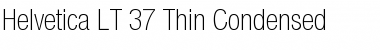 HelveticaNeue LT 37 ThinCn Font