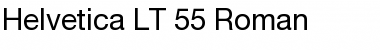 HelveticaNeue LT 55 Roman Regular
