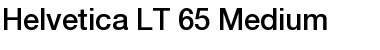 HelveticaNeue LT 65 Medium Regular Font